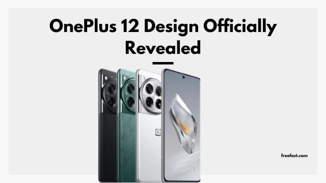 OnePlus 12 Design Officially Revealed