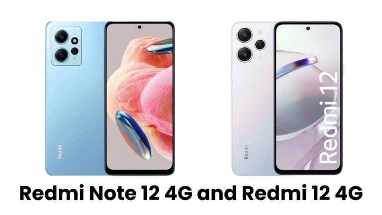 Redmi Note 12 4G and Redmi 12 4G