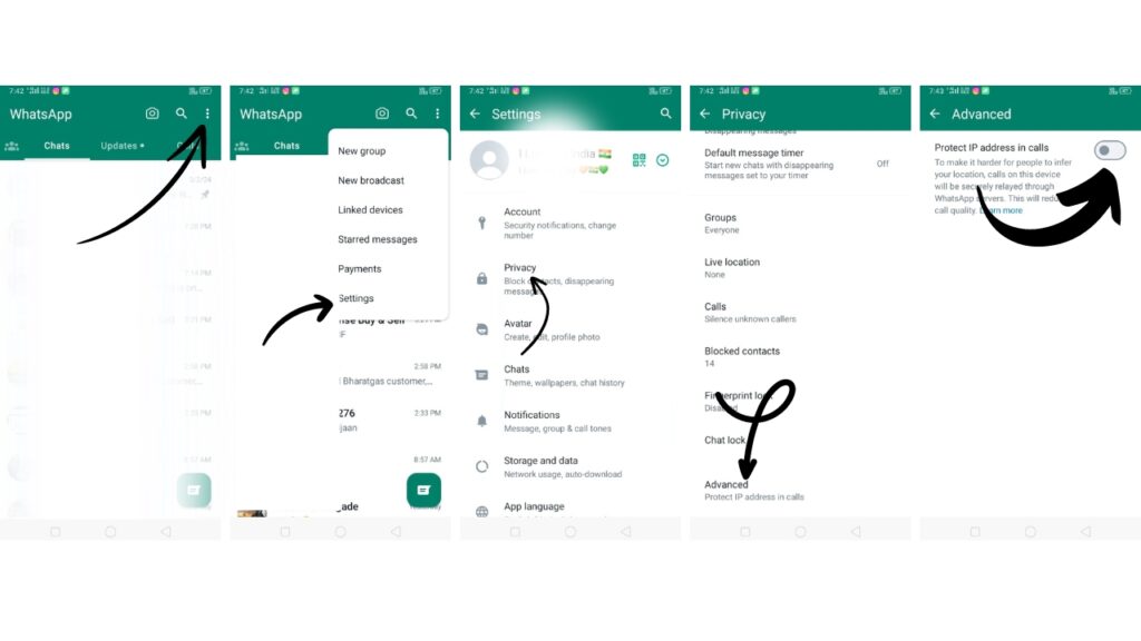 WhatsApp IP Protect Feature